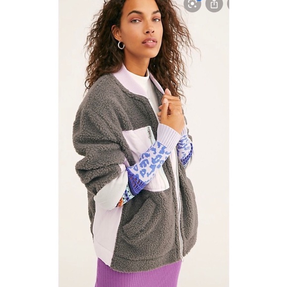 NEW Free People Rivington Sherpa Jacket - Picture 4 of 9